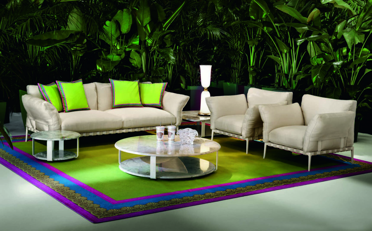 Versace Home Stiletto outdoor sofa