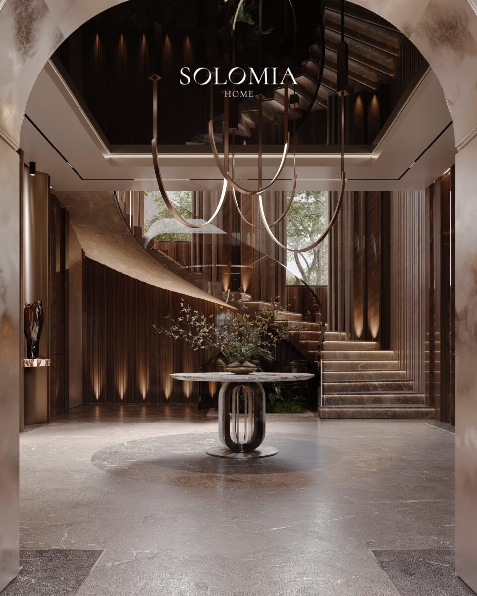 Villa Grez-Doiceau Solomia Home hall design