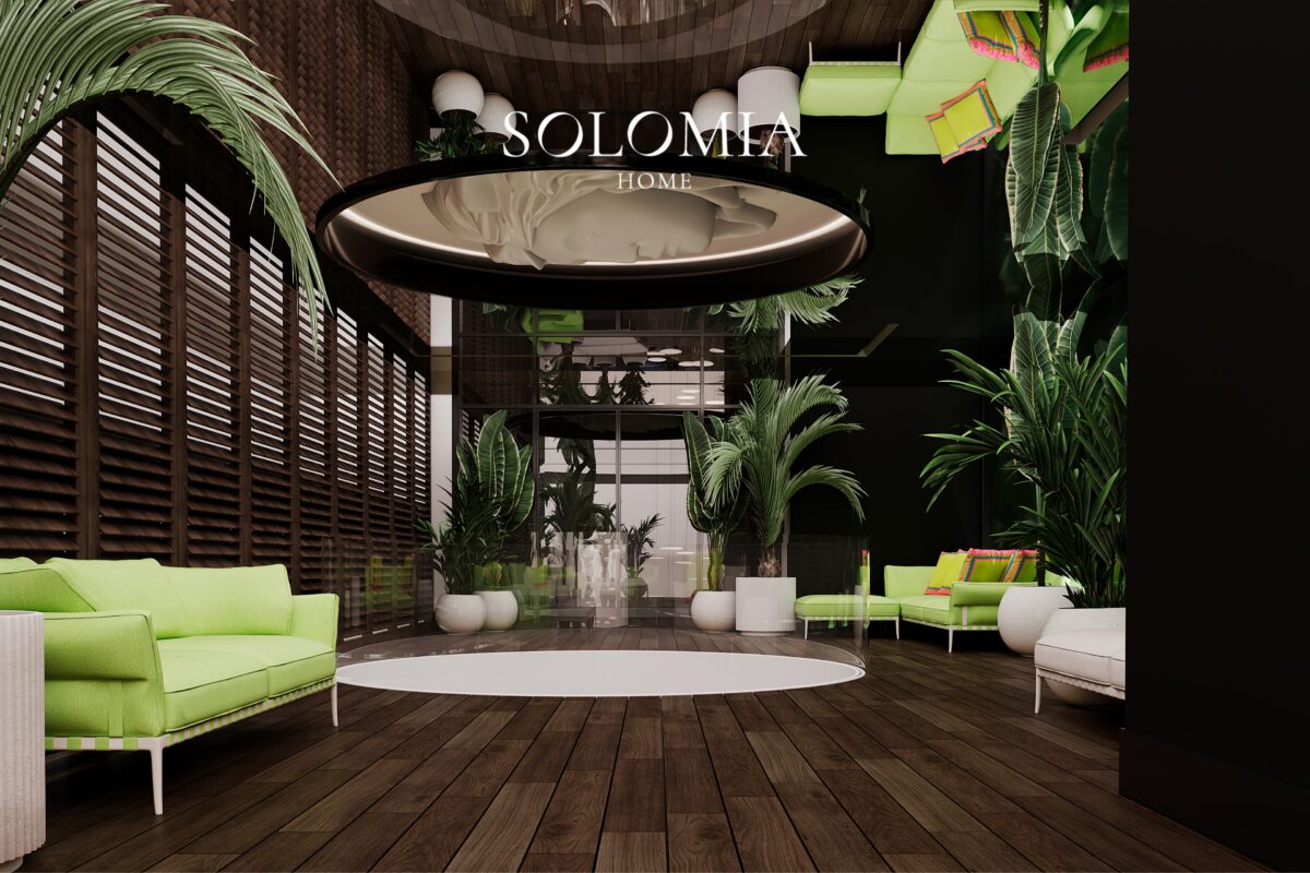 Solomia Home trade hall design