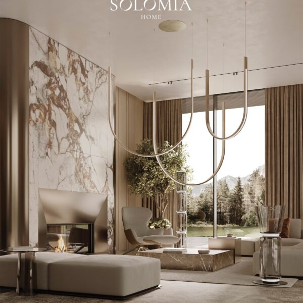 Villa de La Couronne Switzerland living room design