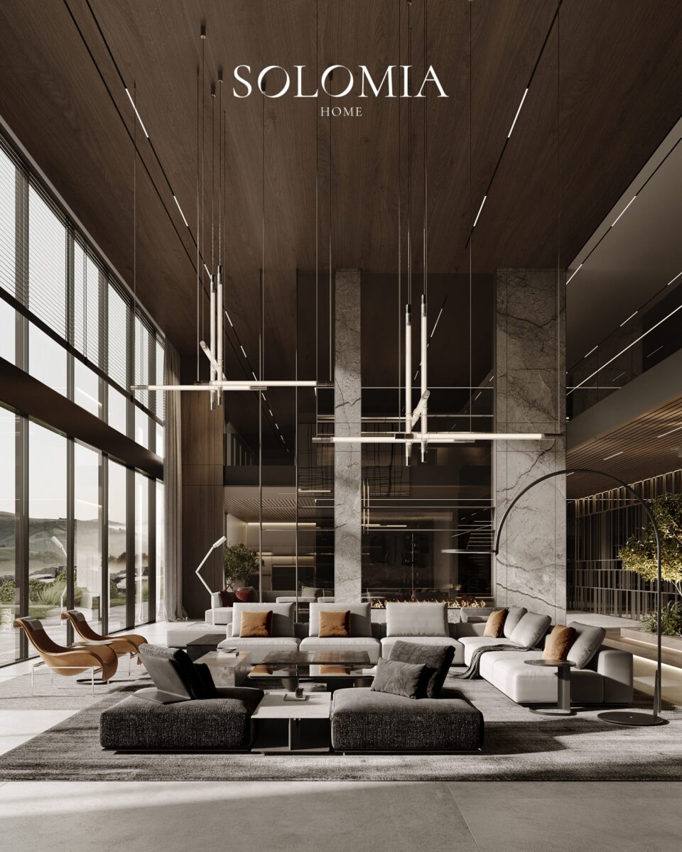 District One Dubai living room design