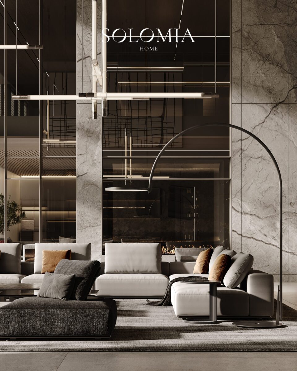 District One Dubai living room design