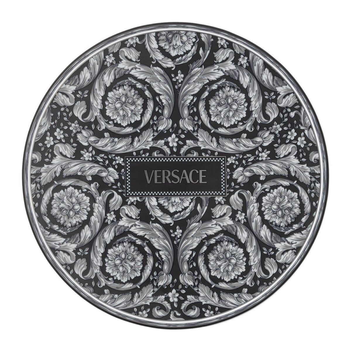Versace Rosenthal Barocco Haze service plate