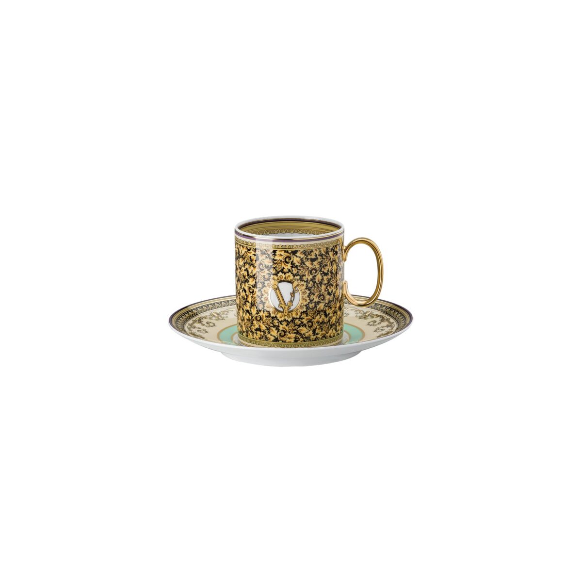 Versace Rosenthal Barocco Mosaic coffee cup and saucer