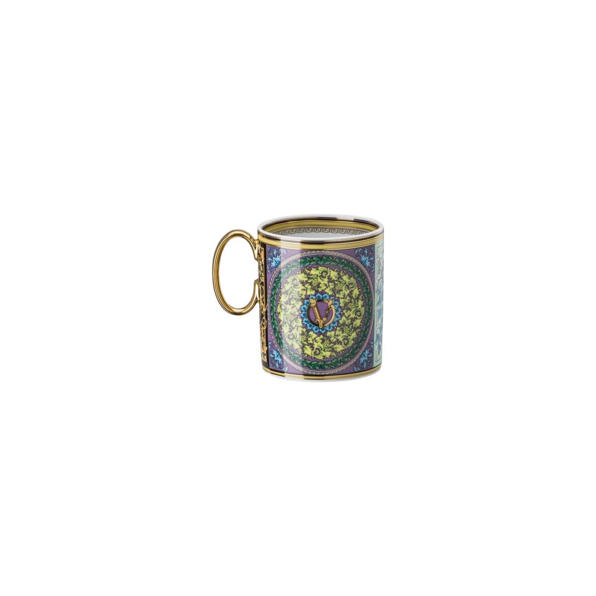 Versace Rosenthal Barocco Mosaic mug with handle