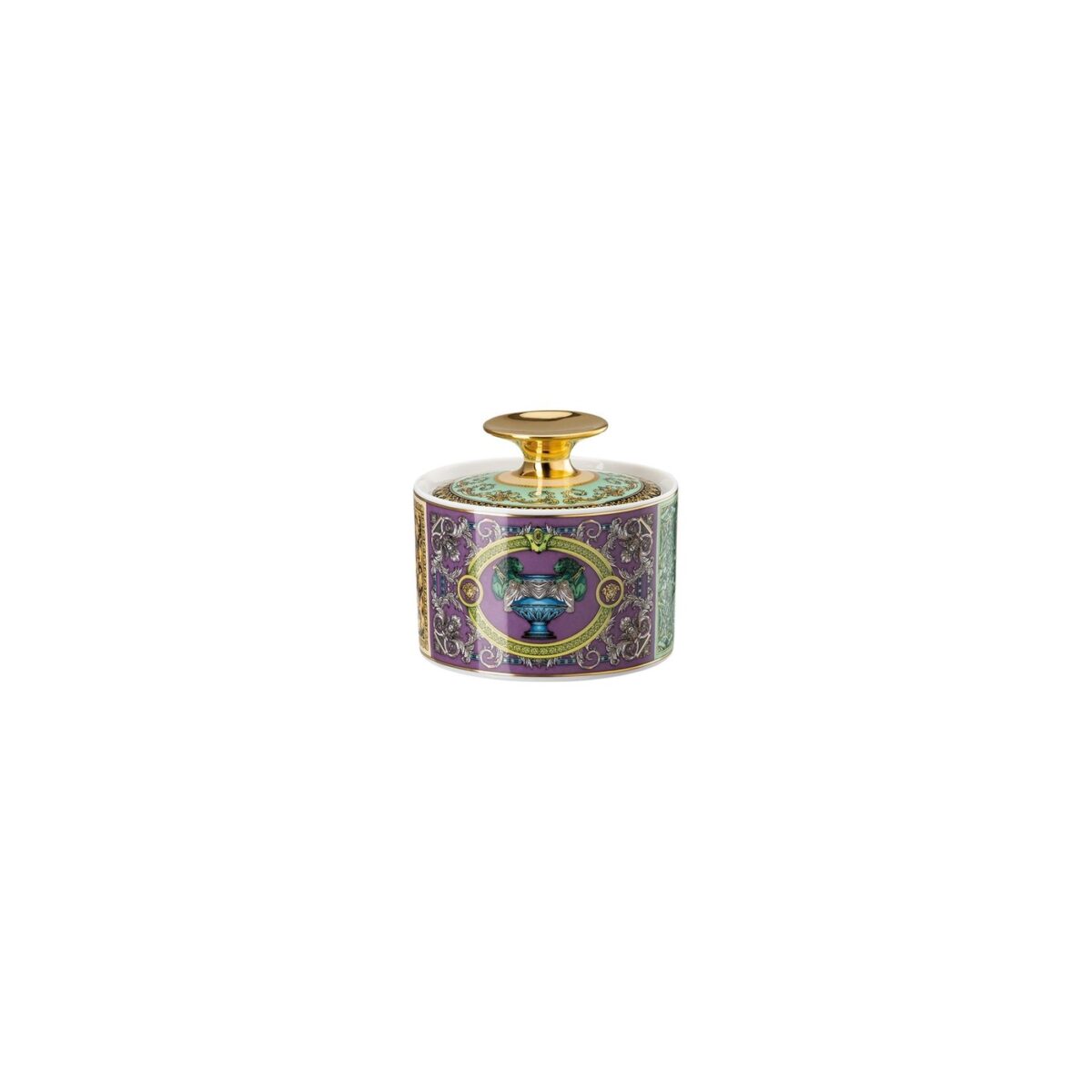 Versace Rosenthal Barocco Mosaic sugar bowl