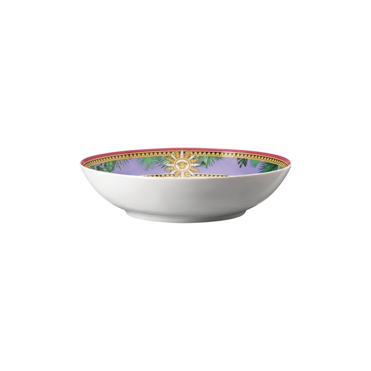 Versace Rosenthal Jungle Animalier rim soup