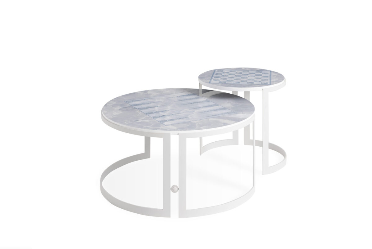 Versace Home Iconic round limited edition coffee tables