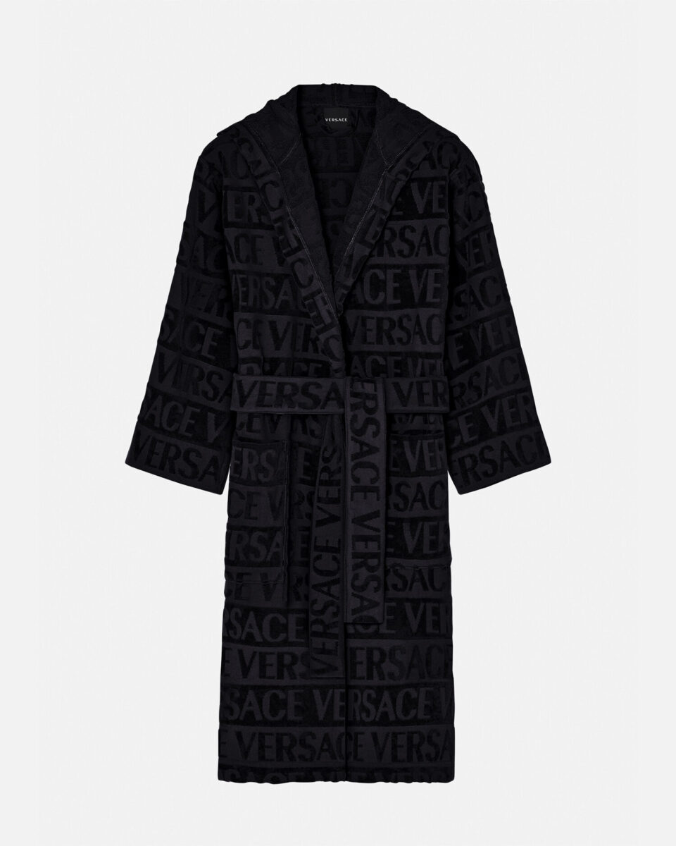 Versace Allover Bathrobe - Textiles