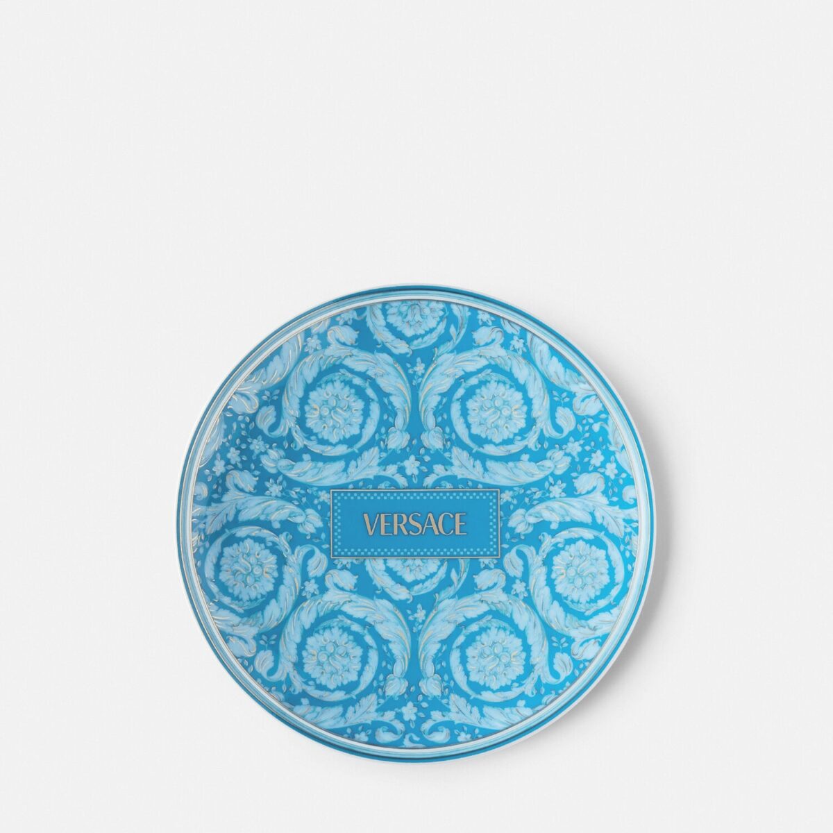 Barocco Teal Plate 17 cm - Tableware