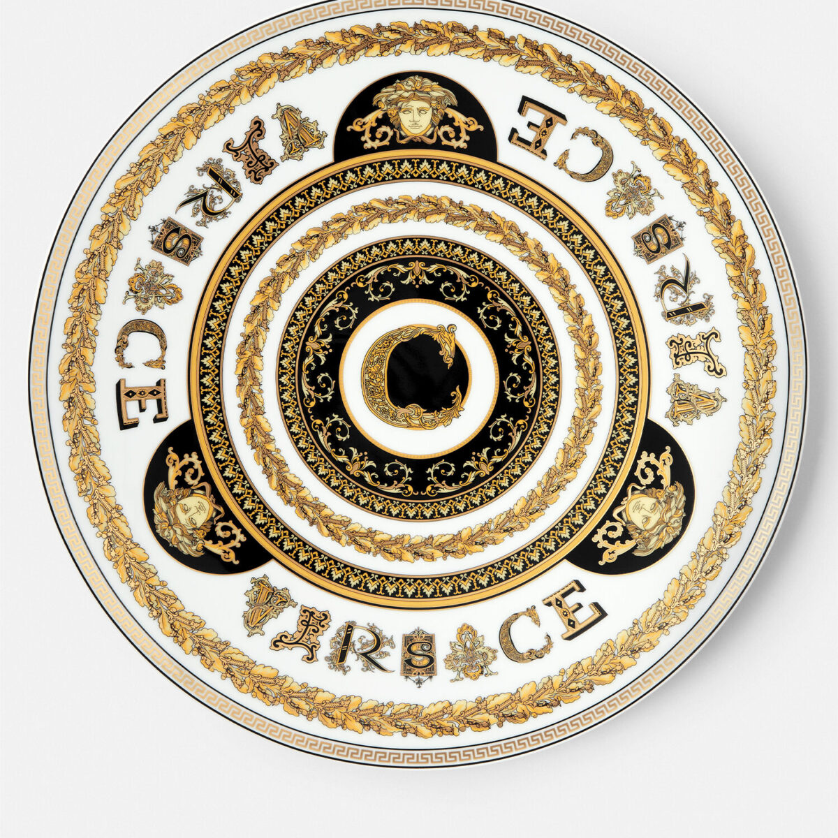 Virtus Alphabet C Charger Plate 33 cm - Tableware