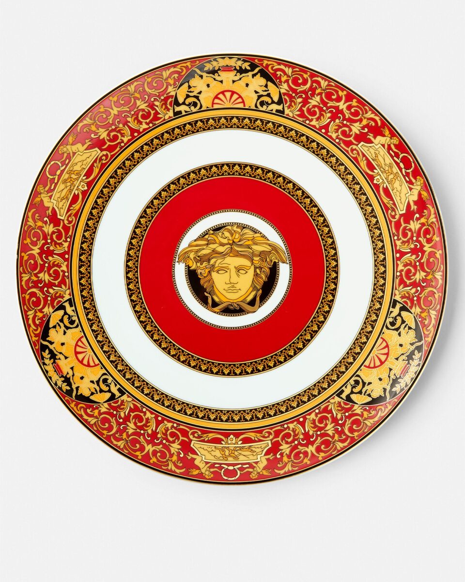 Medusa Red Charger Plate 33 cm - Tableware
