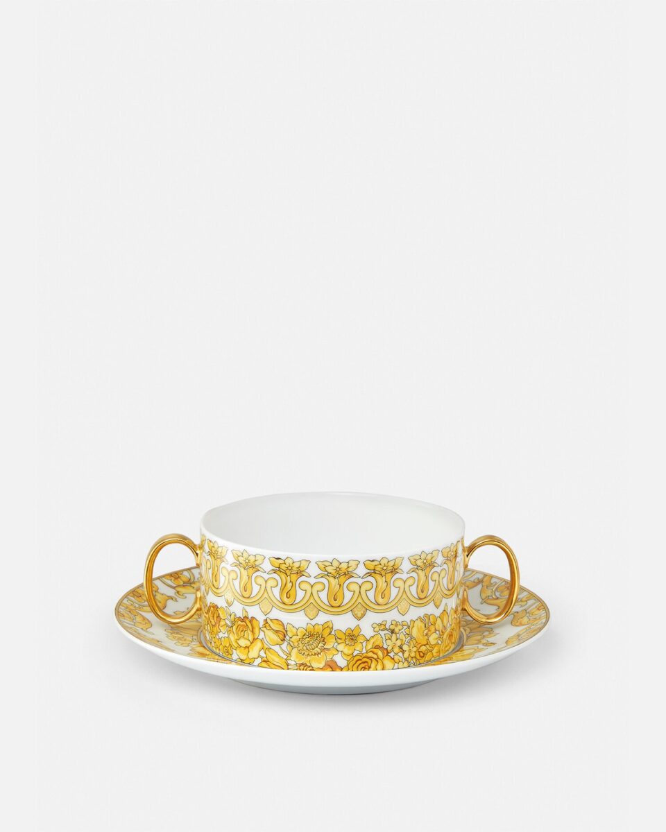 Medusa Rhapsody Soup Plate & Saucer - Tableware