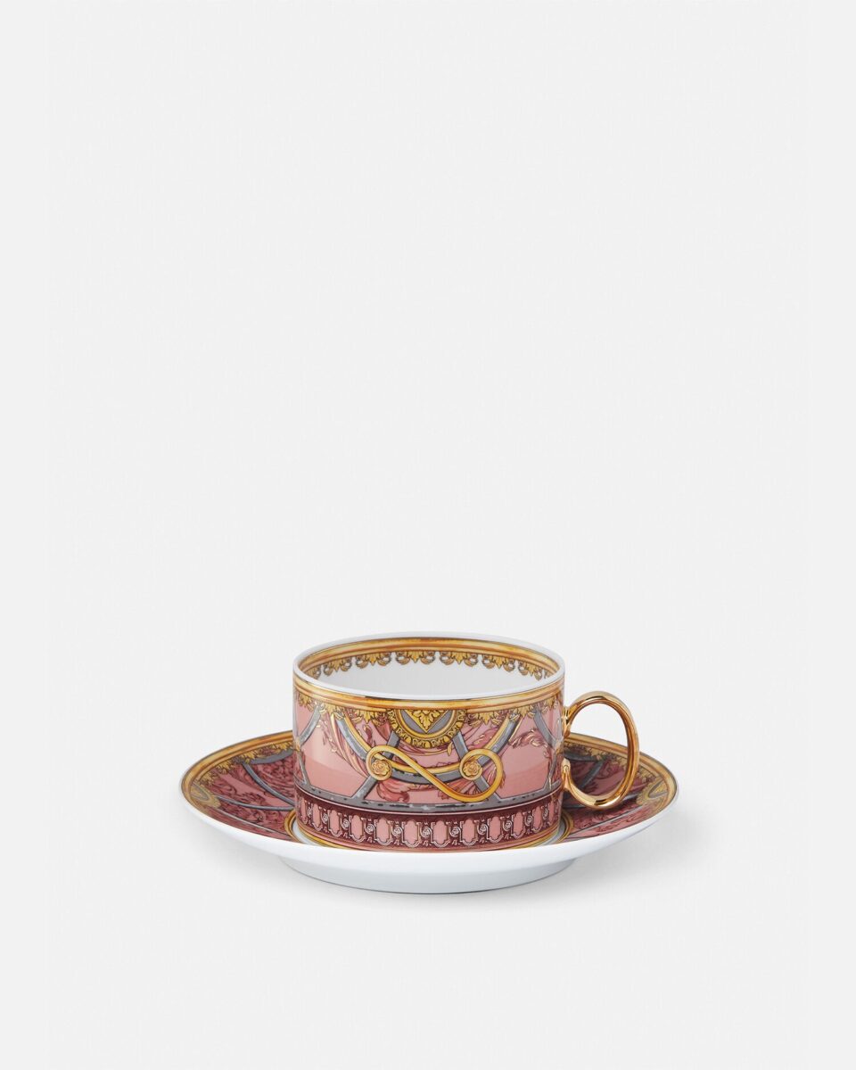 Scala del Palazzo Rosa Tea Cup & Saucer - Tableware