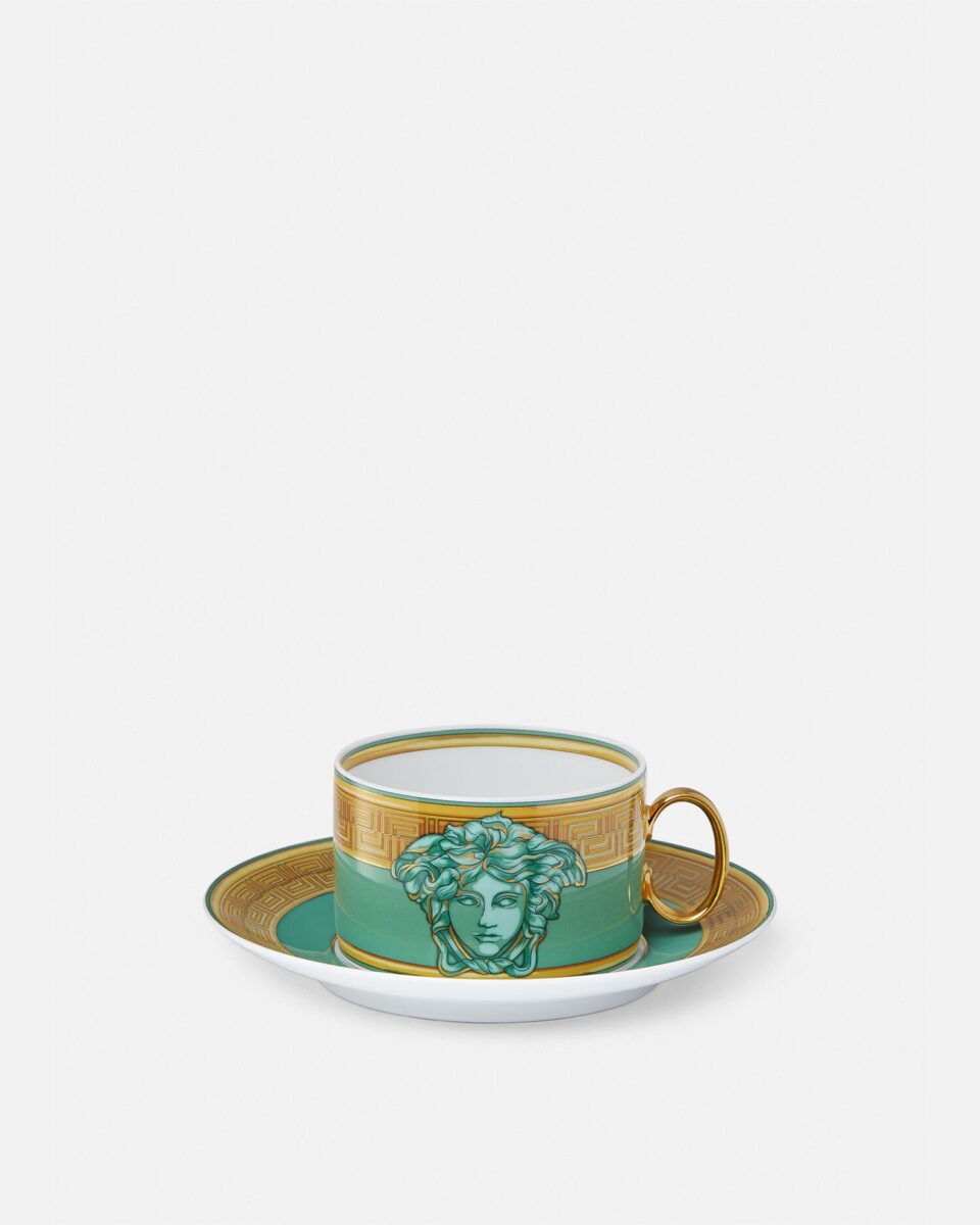 Medusa Amplified Tea Cup & Saucer - Tableware