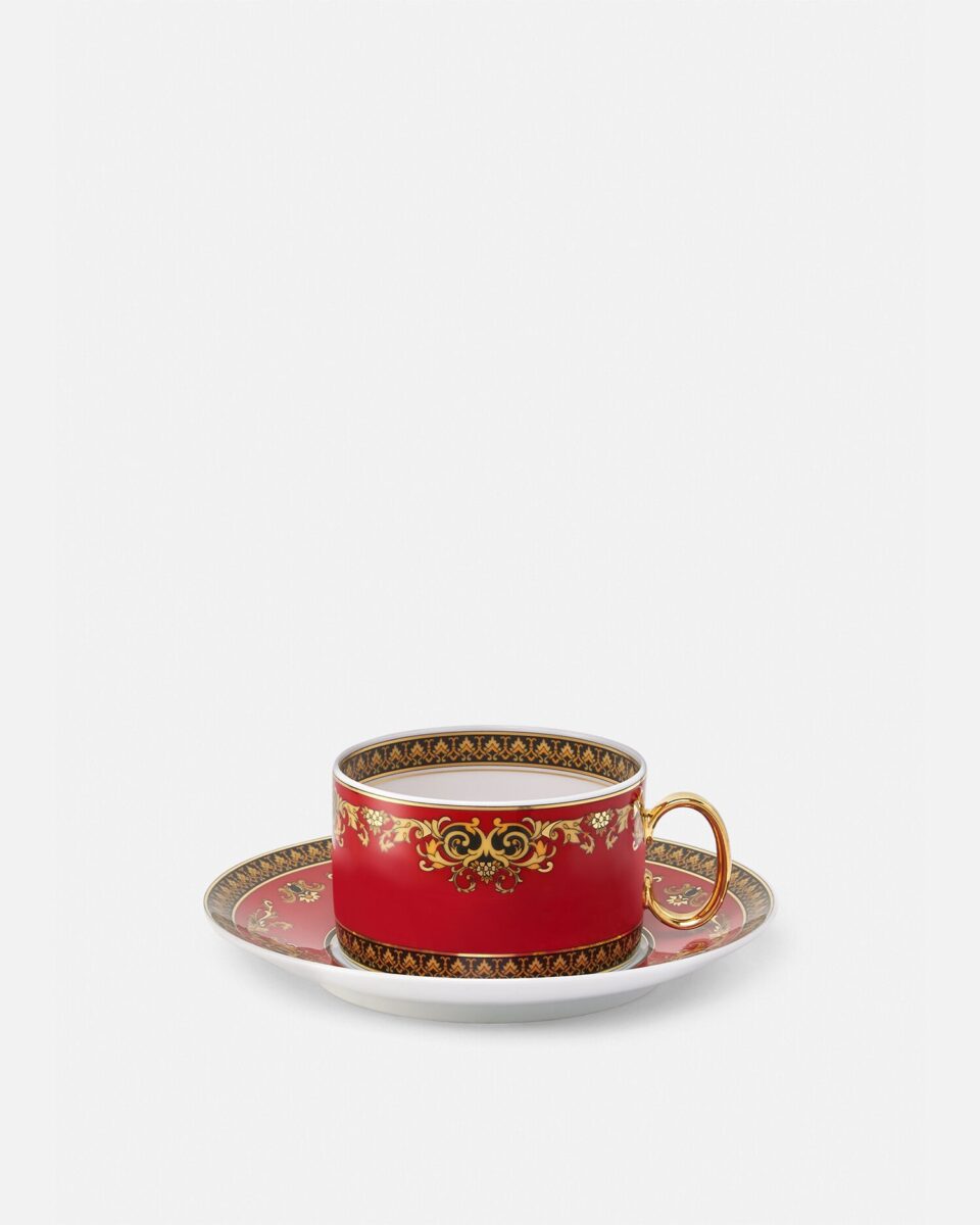 Medusa Red Tea Set - Tableware