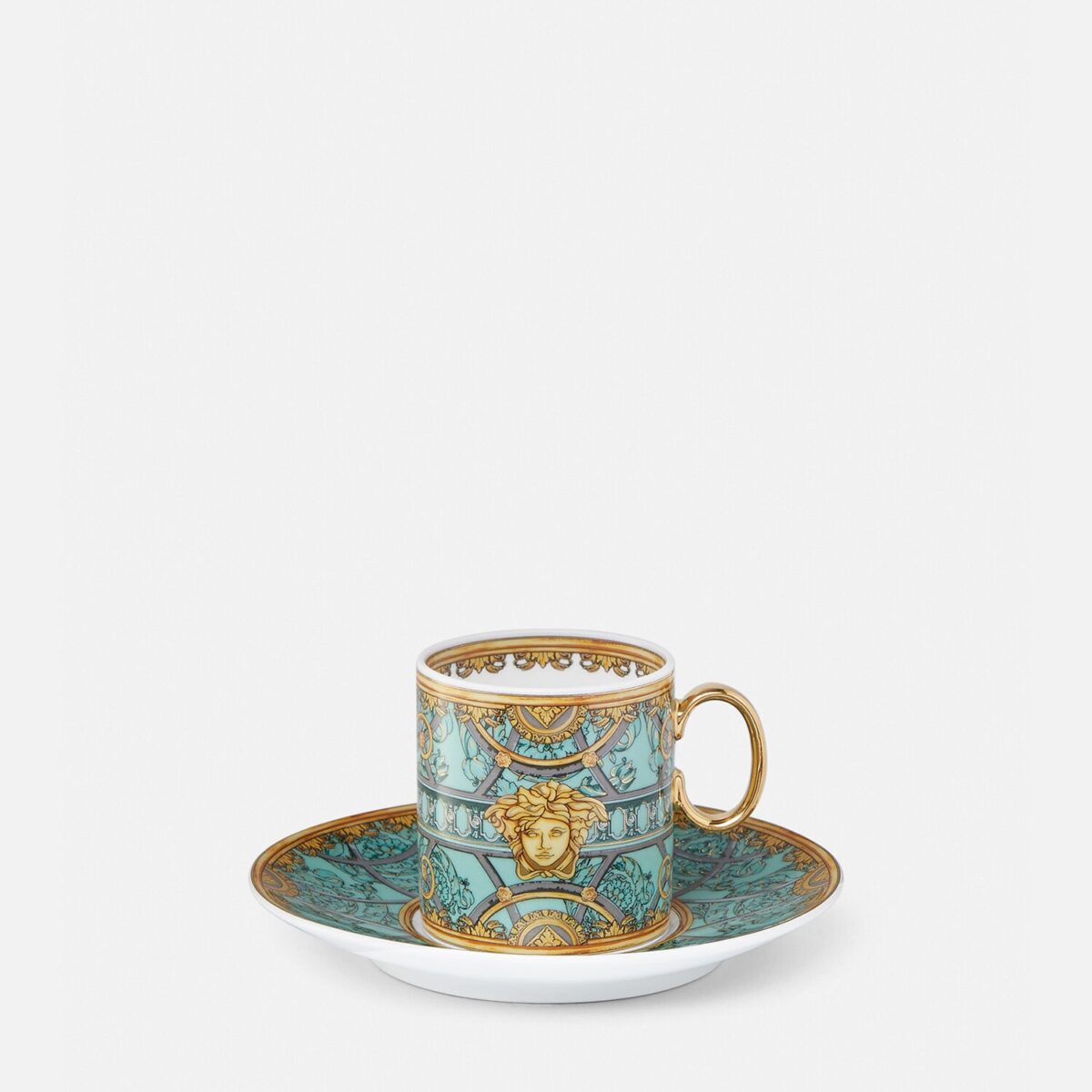 Scala del Palazzo Verde Espresso Cup & Saucer - Tableware