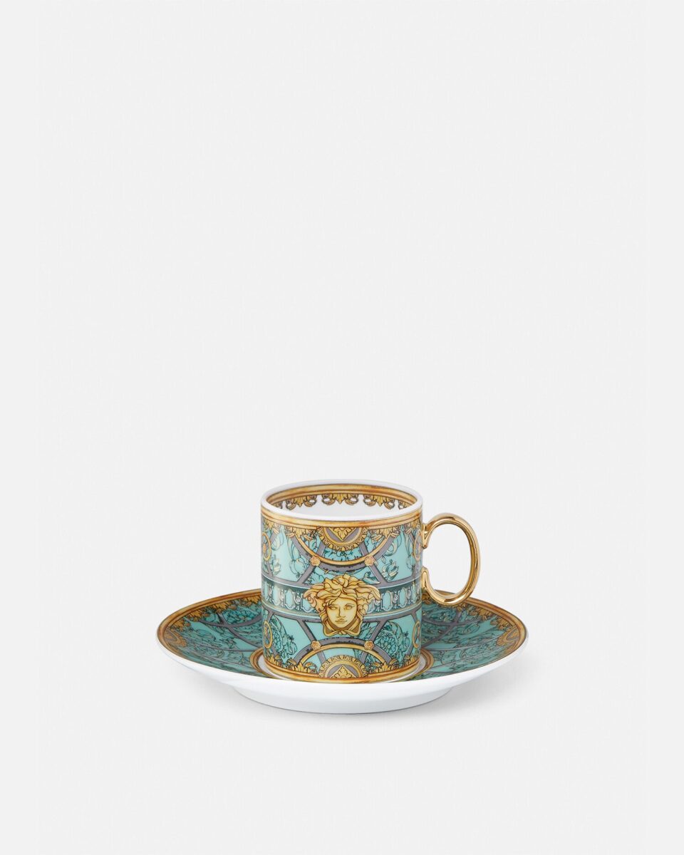 Scala del Palazzo Verde Espresso Cup & Saucer - Tableware