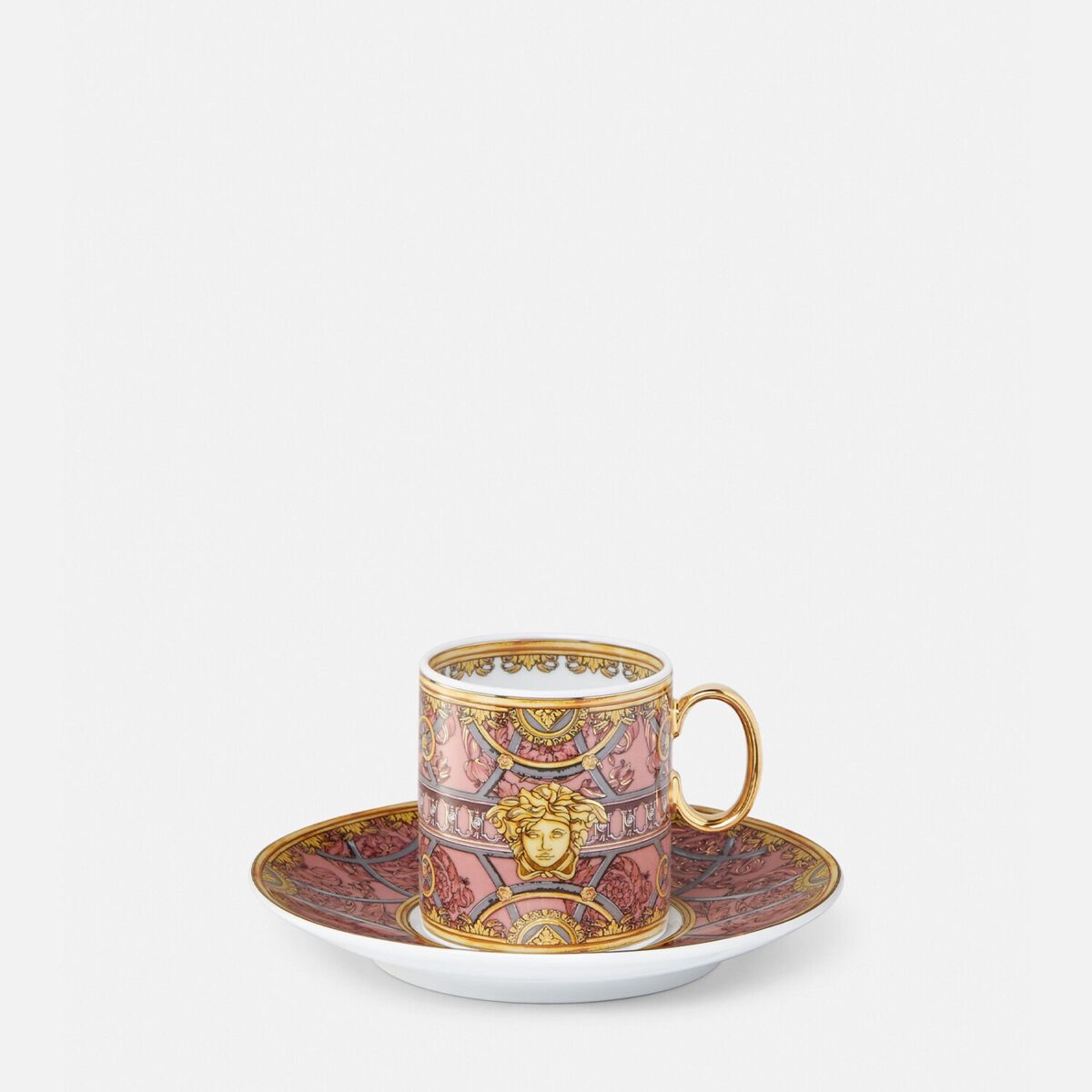 Scala del Palazzo Rosa Espresso Cup & Saucer - Tableware