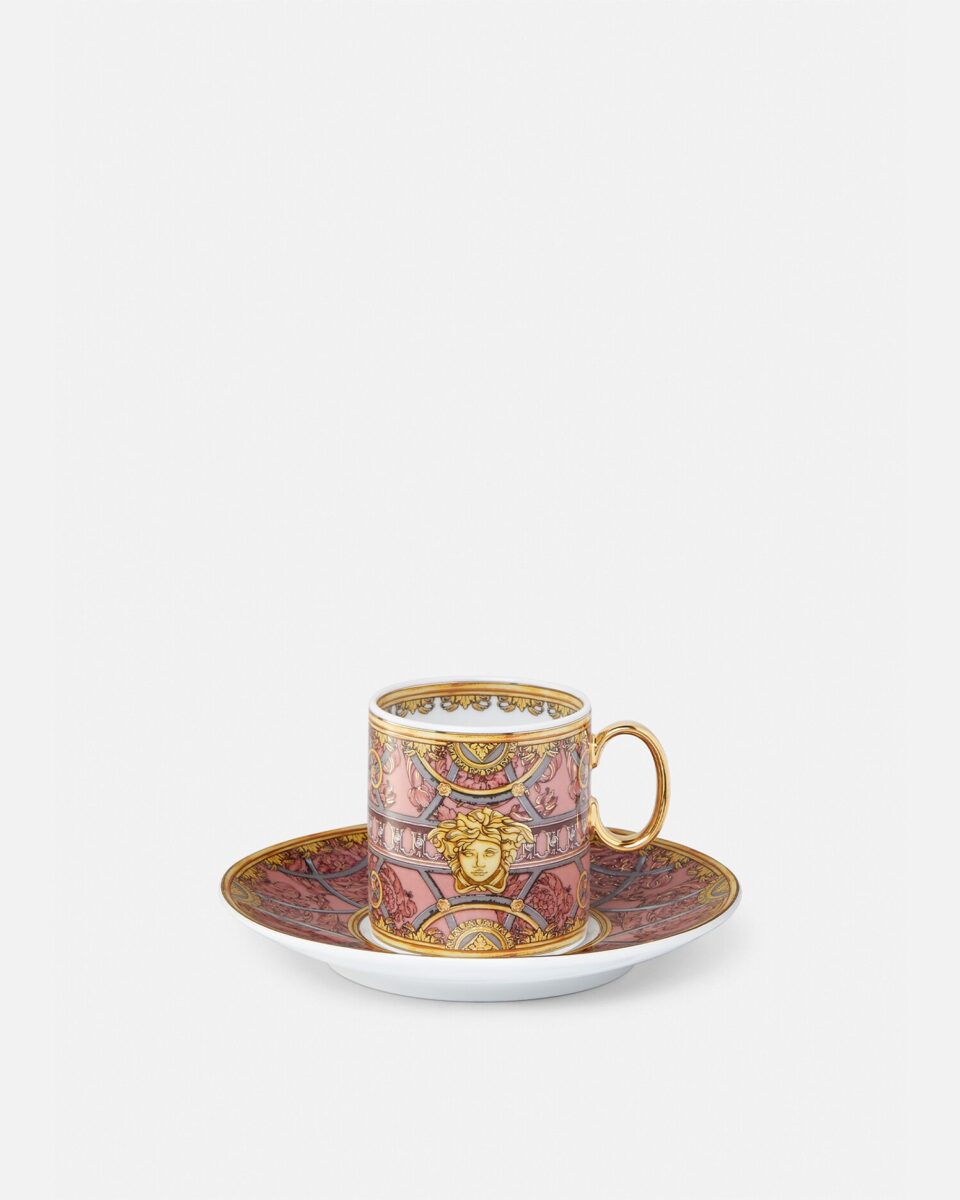 Scala del Palazzo Rosa Espresso Cup & Saucer - Tableware