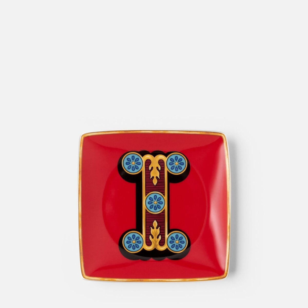 Versace Alphabet I Square Plate 12cm - Living