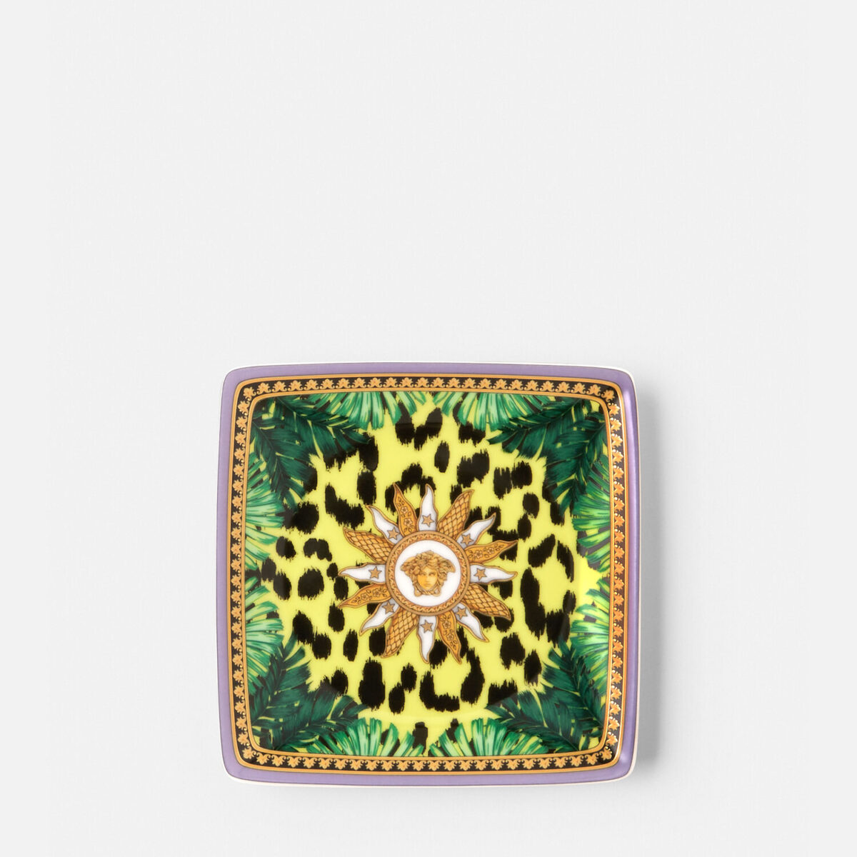 Jungle Animalier Square Plate 12 cm - Living