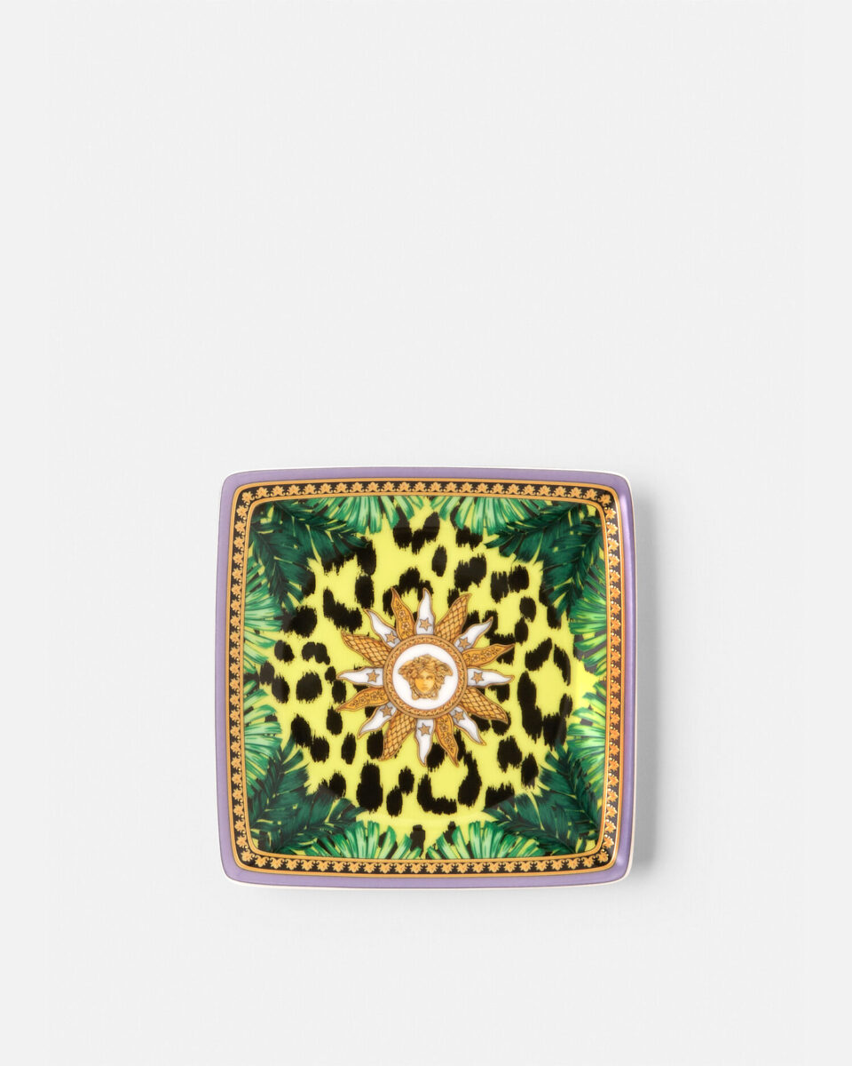 Jungle Animalier Square Plate 12 cm - Living