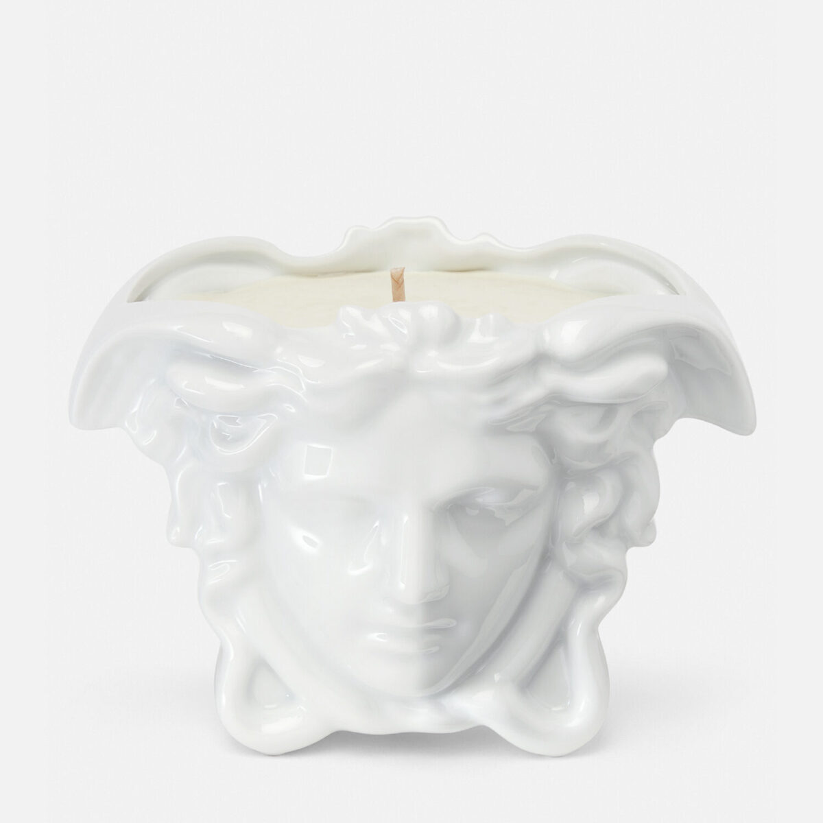 Medusa Grande White Scented Candle - Living