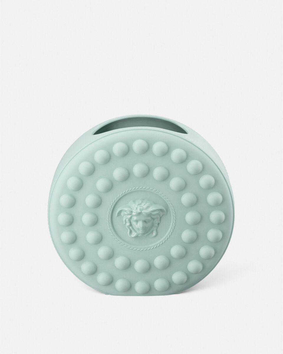 La Medusa Round Studded Vase - Living