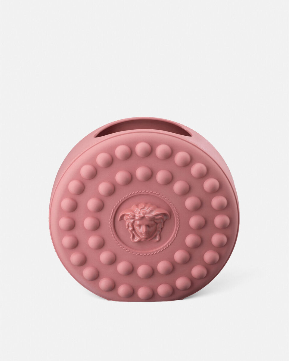 La Medusa Round Studded Vase - Living