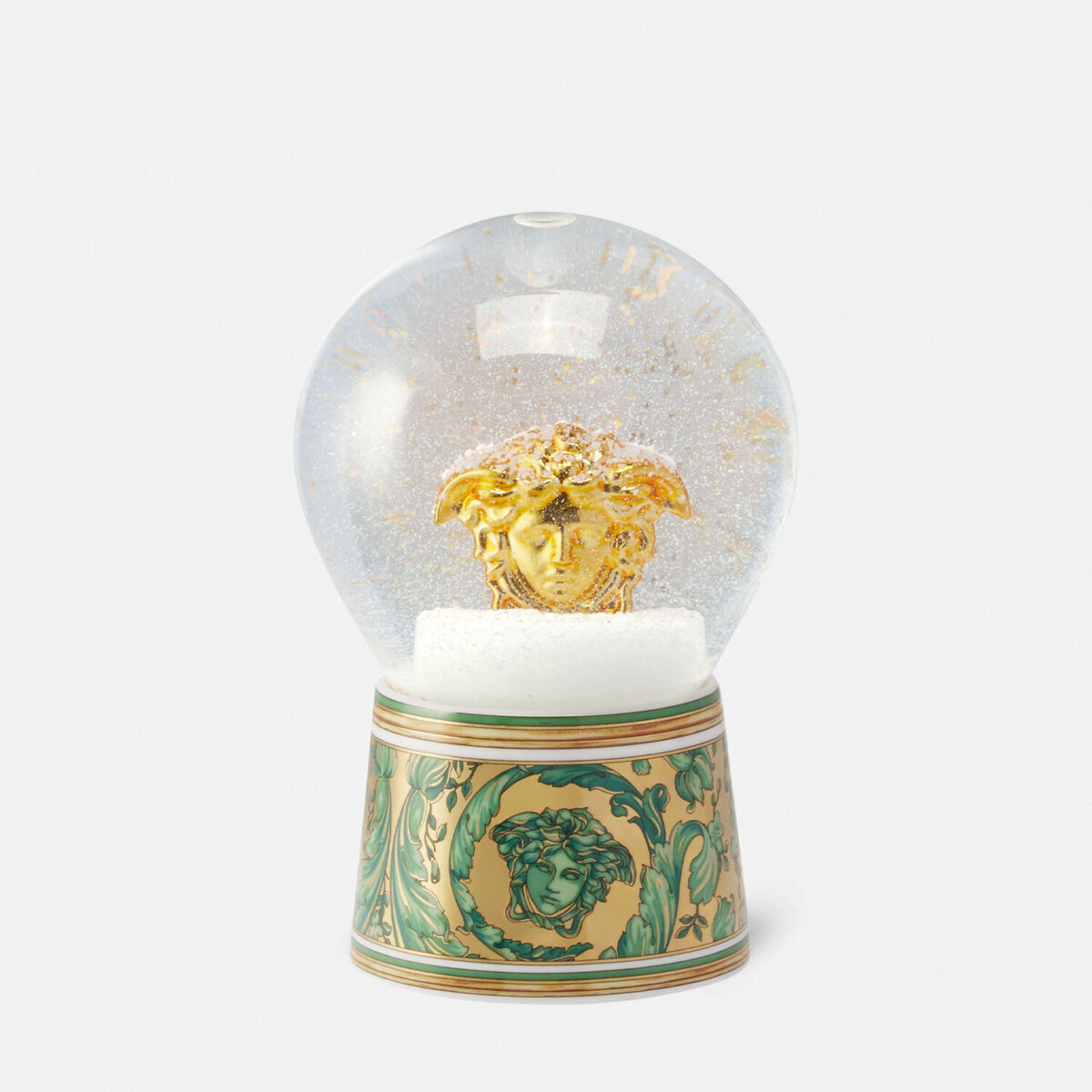 Medusa Garland Snow Globe - Living