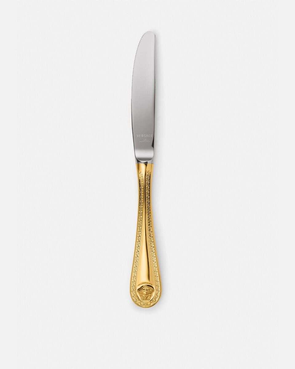 Medusa Gilded Dinner knife - Tableware