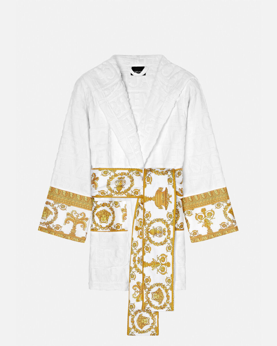 I ♡ Baroque Short Bathrobe - Textiles