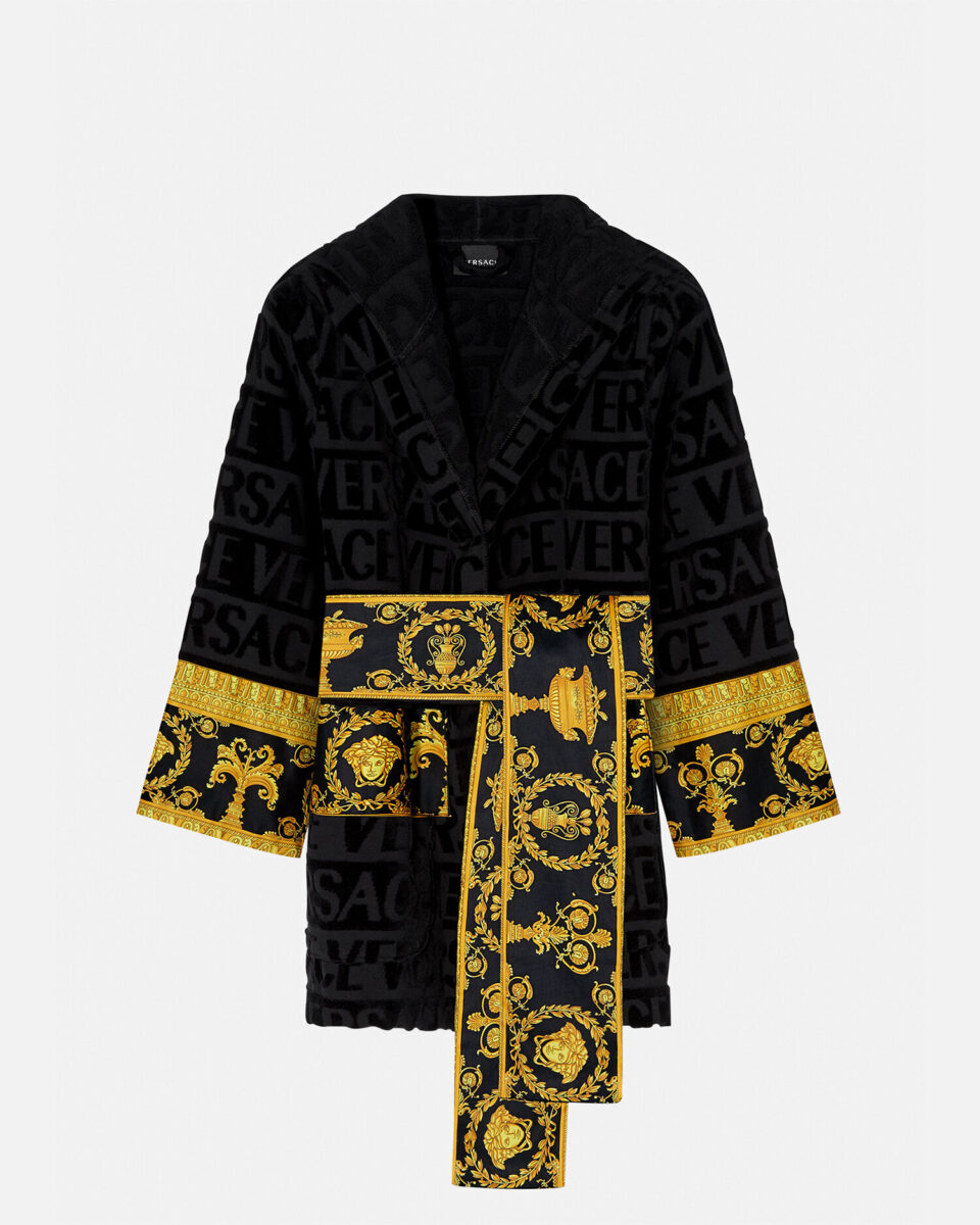 I ♡ Baroque Short Bathrobe - Textiles