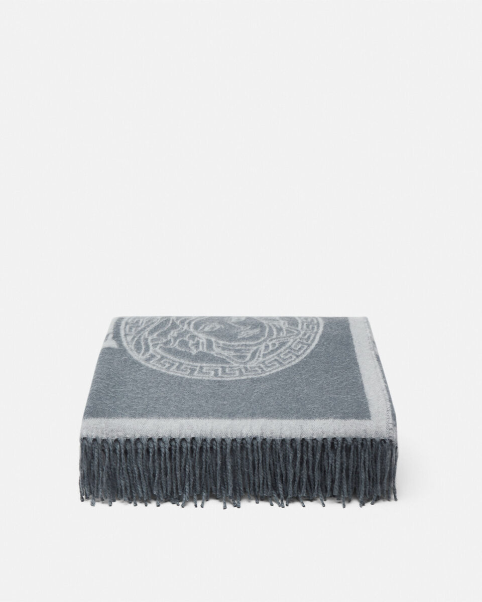 Icon Cashmere-Blend Fringed Blanket - Textiles