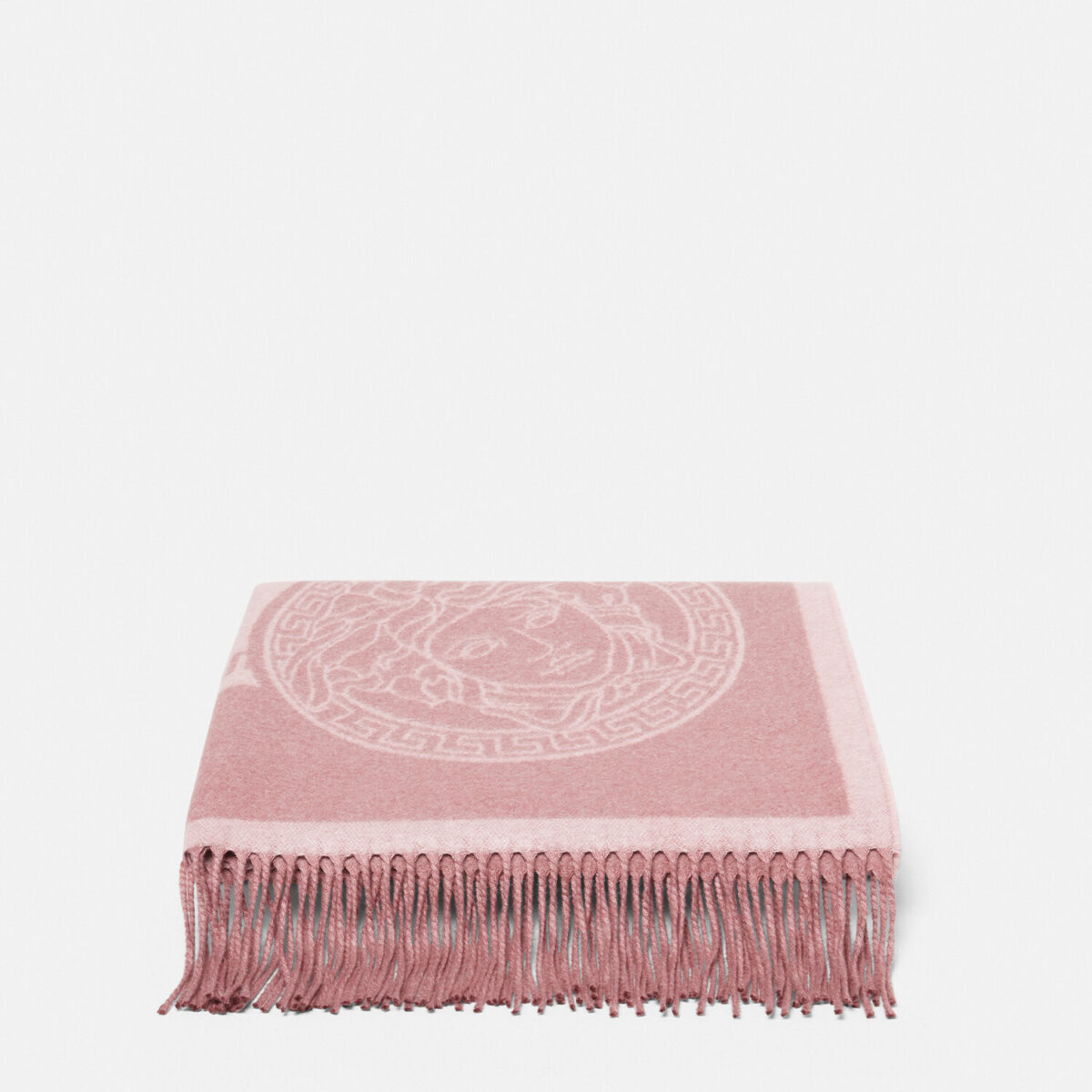 Icon Cashmere-Blend Fringed Blanket - Textiles