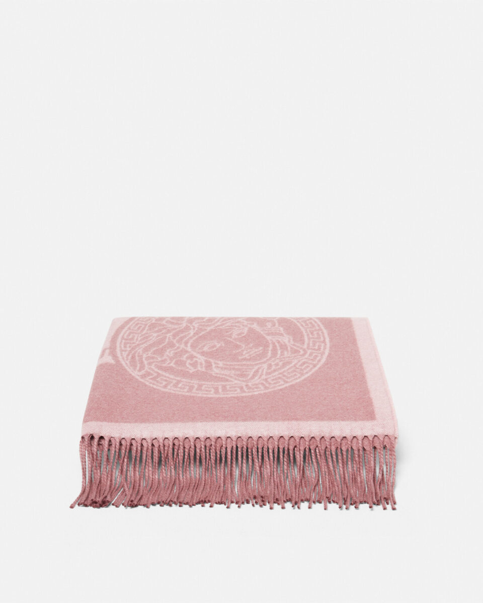 Icon Cashmere-Blend Fringed Blanket - Textiles