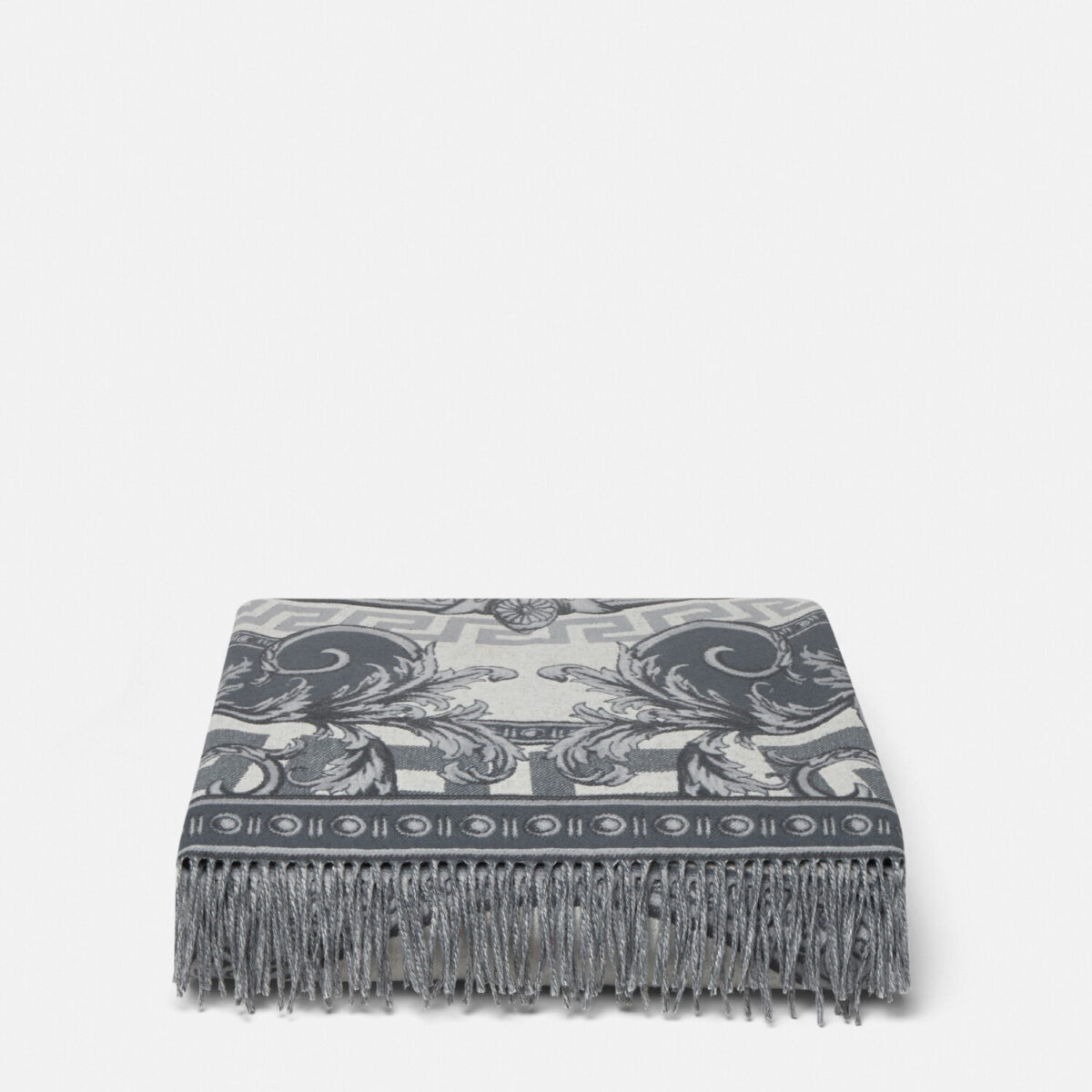 La Coupe des Dieux Fringed Blanket - Textiles