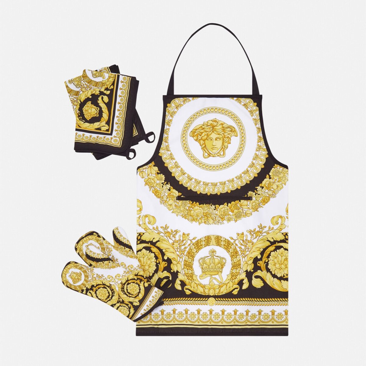 Crete de Fleur Apron Kitchen Set - Tableware