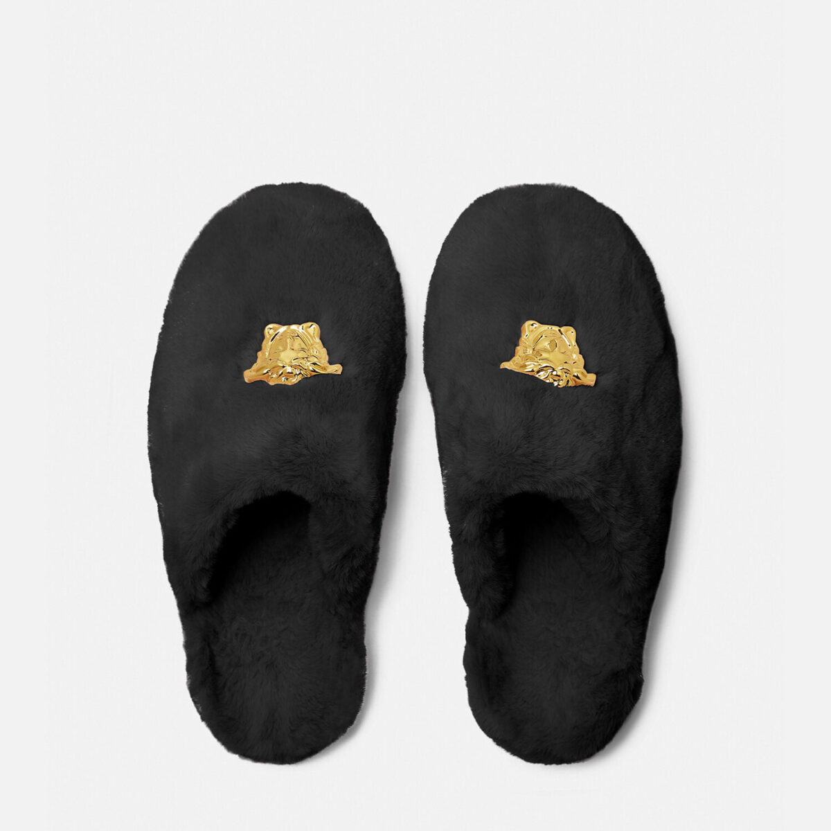 Icon Faux-Fur Slippers - Textiles