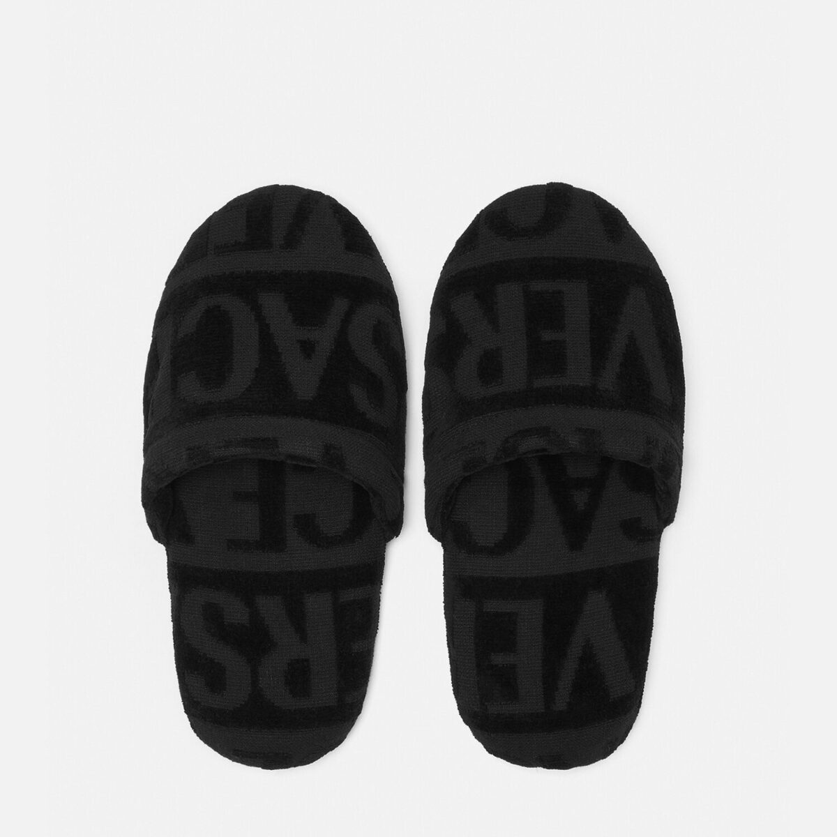 Versace Allover Towel Slippers - Textiles