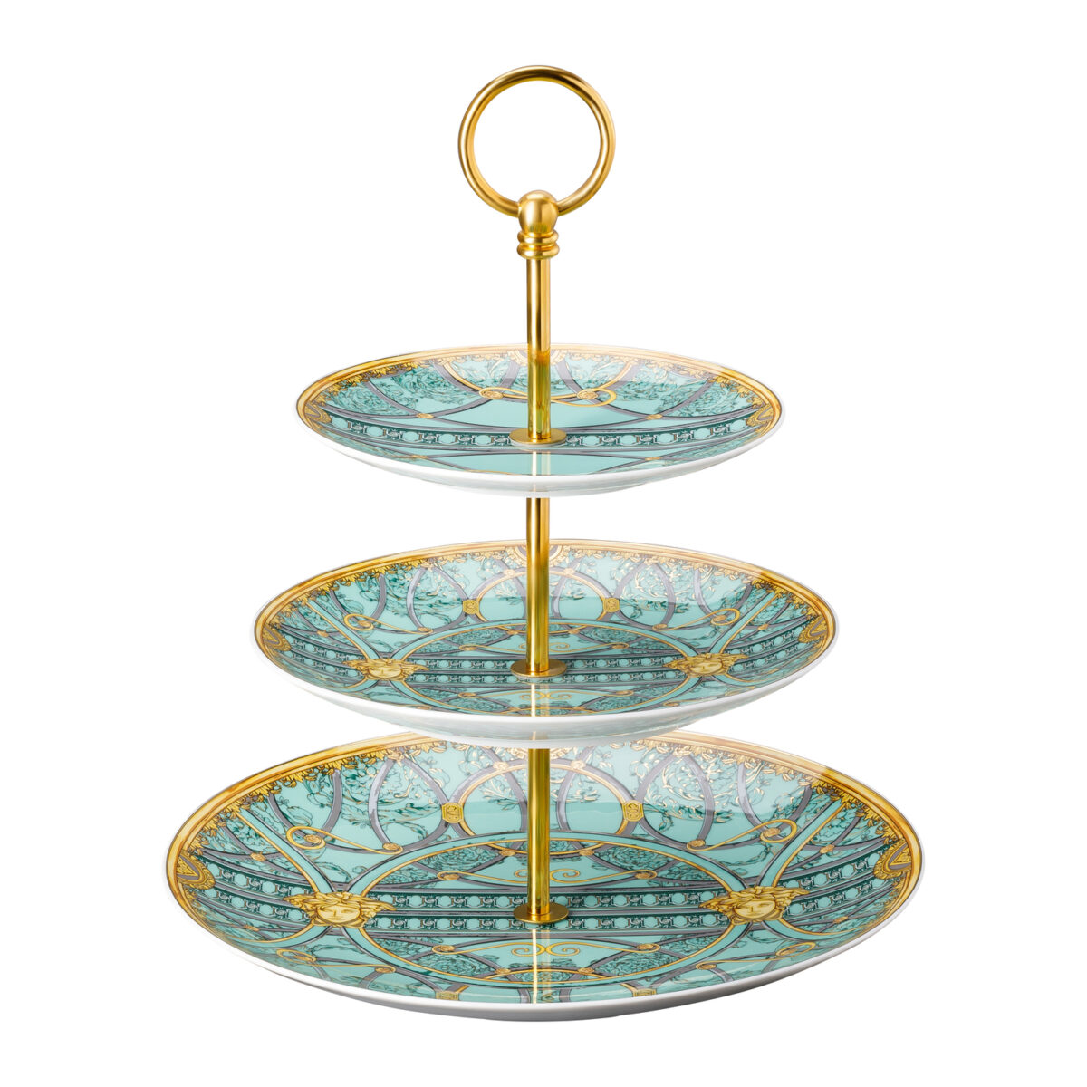 Versace Rosenthal La Scala del Palazzo Scala Palazzo Verde etagere 3 tiers