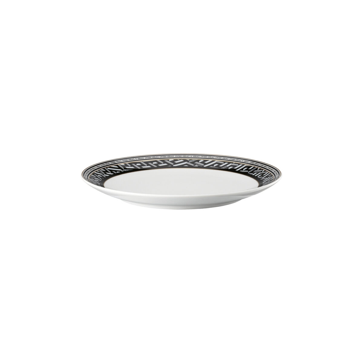 Versace Rosenthal La Greca Signature black plate