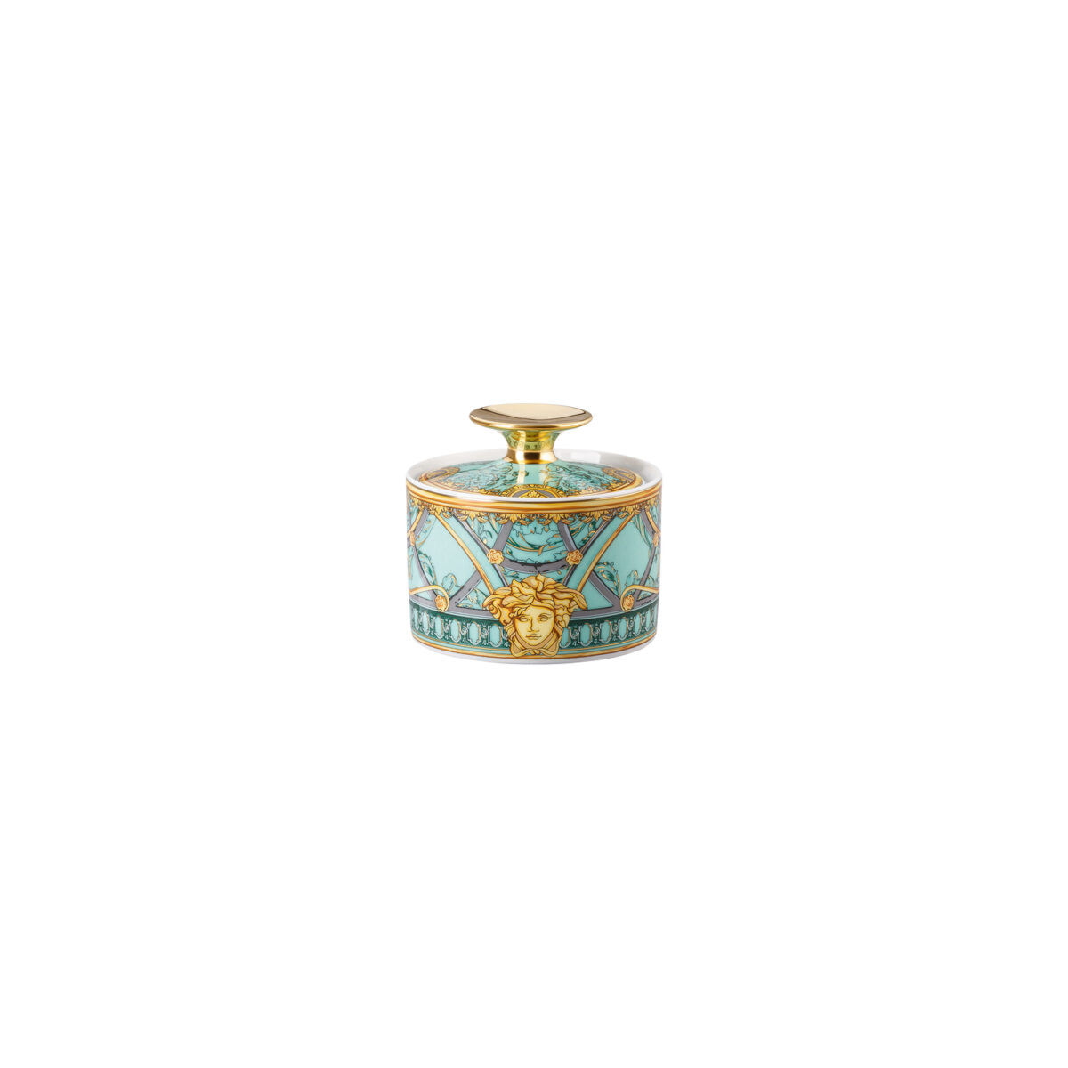 Versace Rosenthal La Scala del Palazzo Scala Palazzo Verde sugar bowl