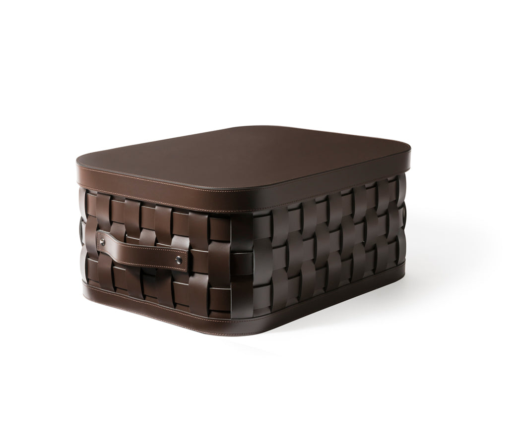 Demetra Small Rectangular with Lid - Storage|Magazine Holders