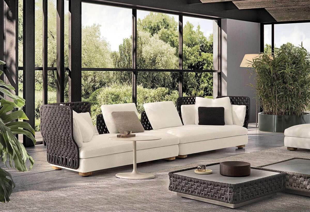 Minotti Amii outdoor sofa