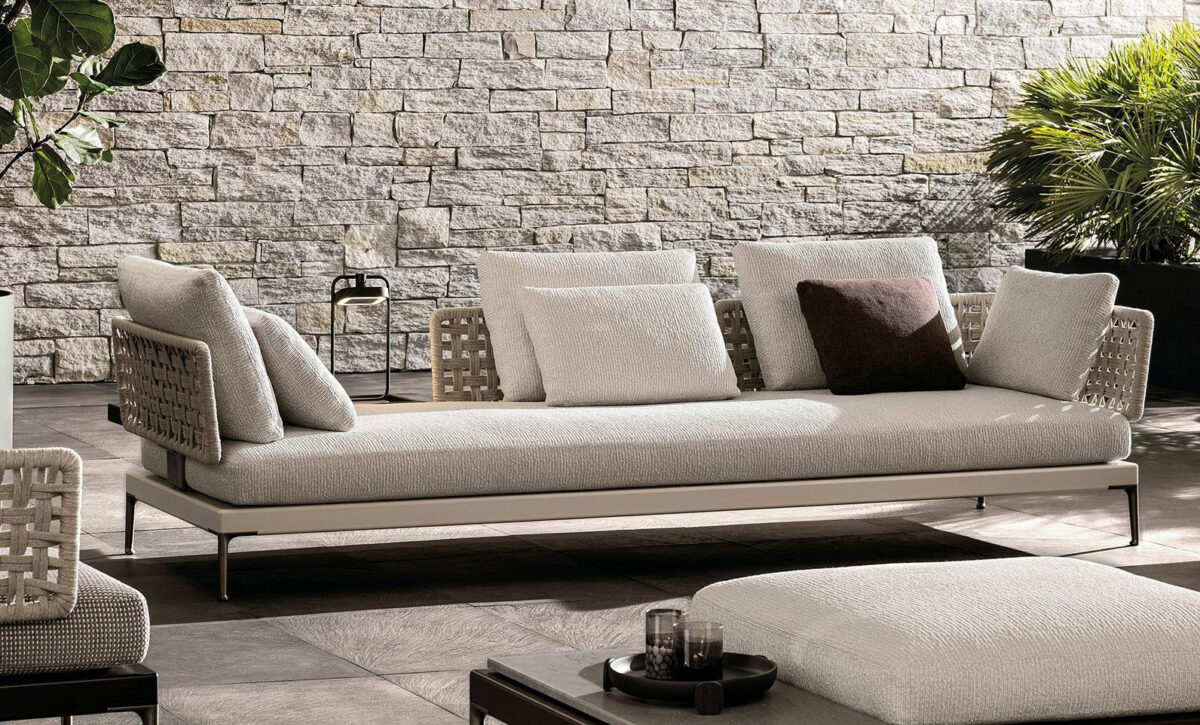 Minotti Patio outdoor sofa