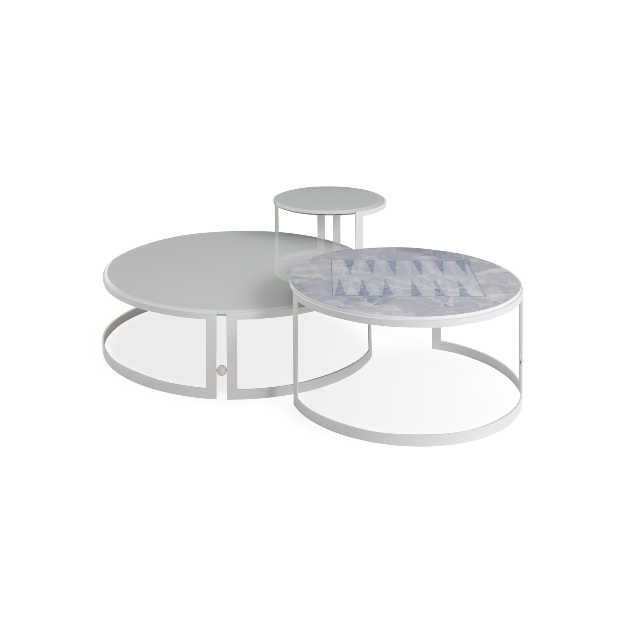 Iconic round limited-edition coffee tables