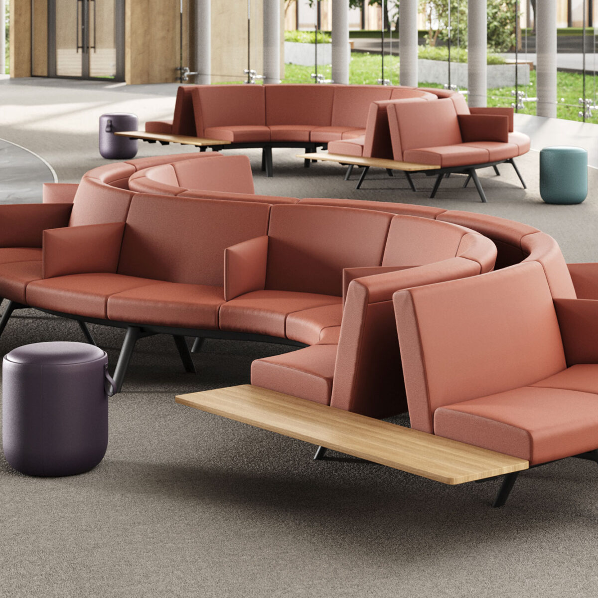 Bay System | Ottoman - Beam Seating