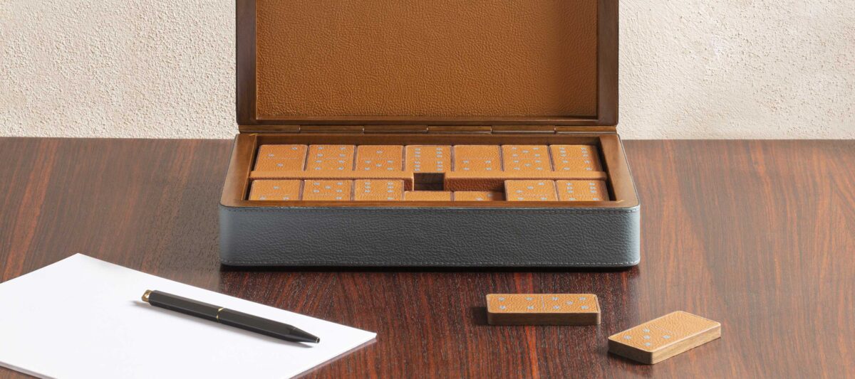 Domino wooden box | Games collection - Accessories